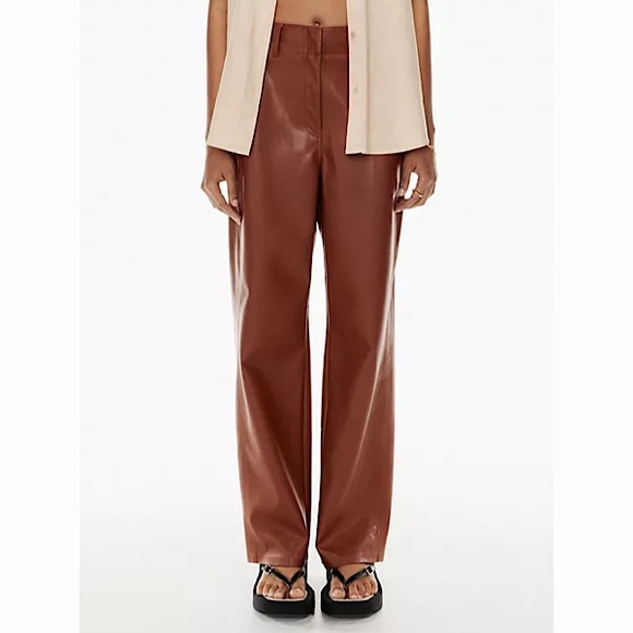 Wilfred Free (Aritzia) ‘Ascendant’ Vegan Leather Pants - Picture 2 of 15